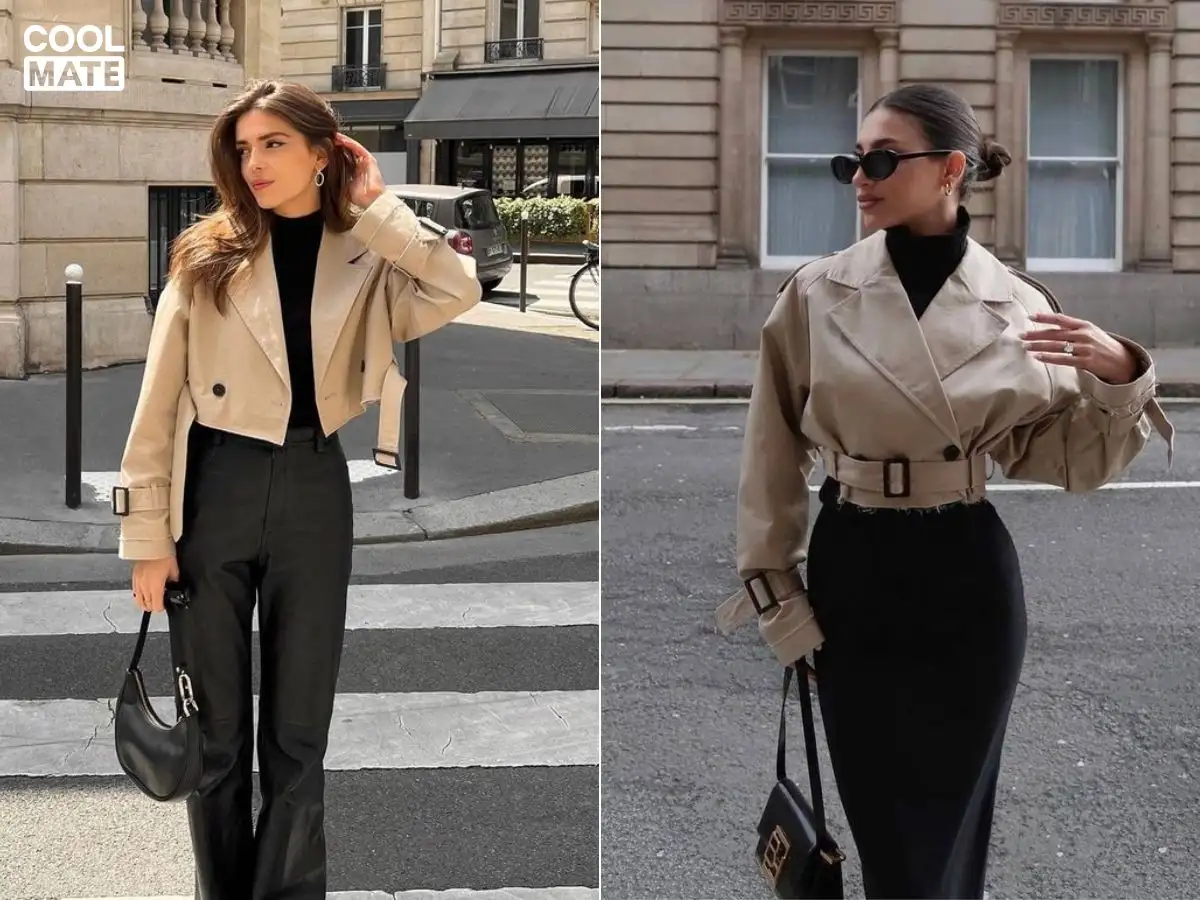 Đừng quên kết hợp phụ kiện như khăn quàng, mũ len hay túi xách để outfit thêm phần thu hút