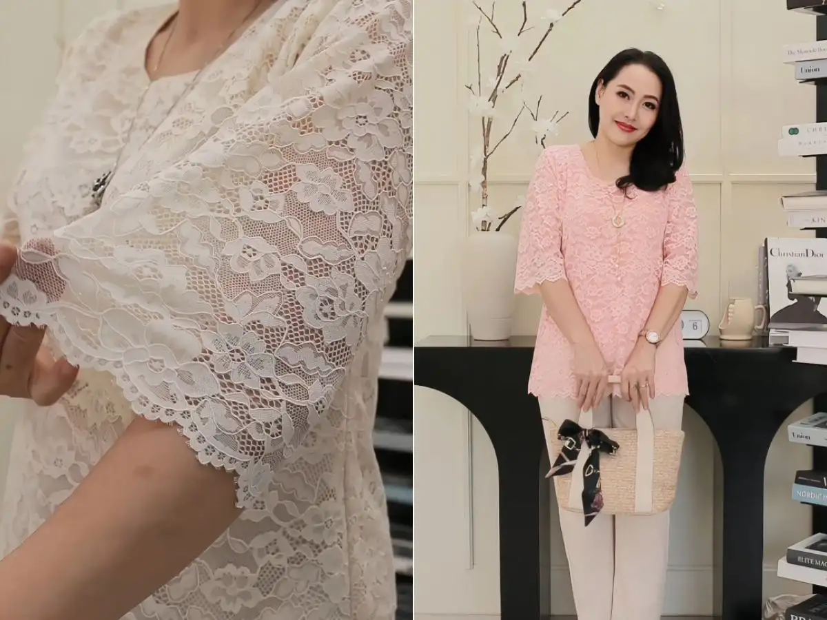 Áo ren mang đến vẻ ngoài sang trọng và điệu đà hơn