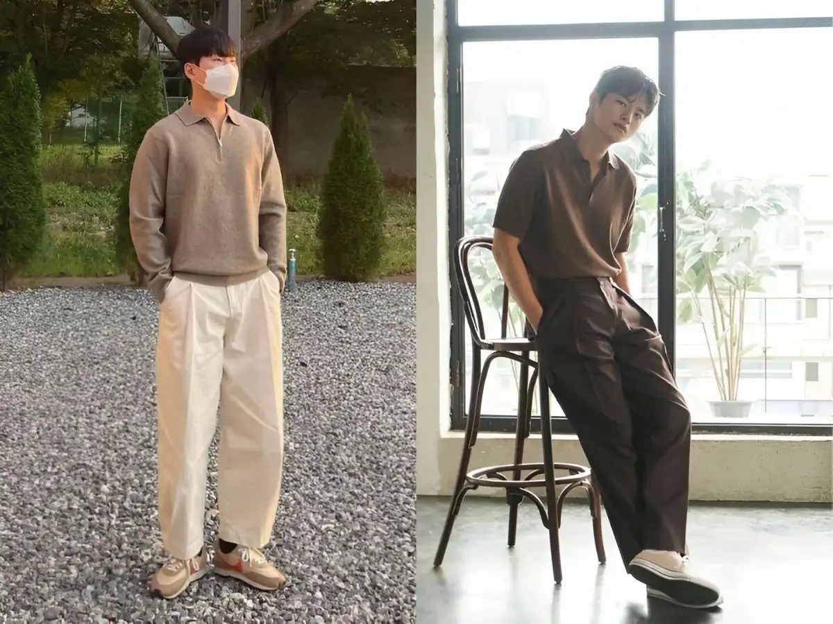 Phối cùng áo thun và áo polo cách phối cơ bản