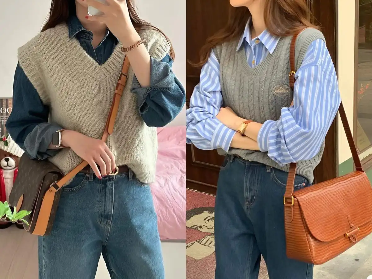 Phong cách nữ sinh thanh lịch chuẩn Hàn Quốc