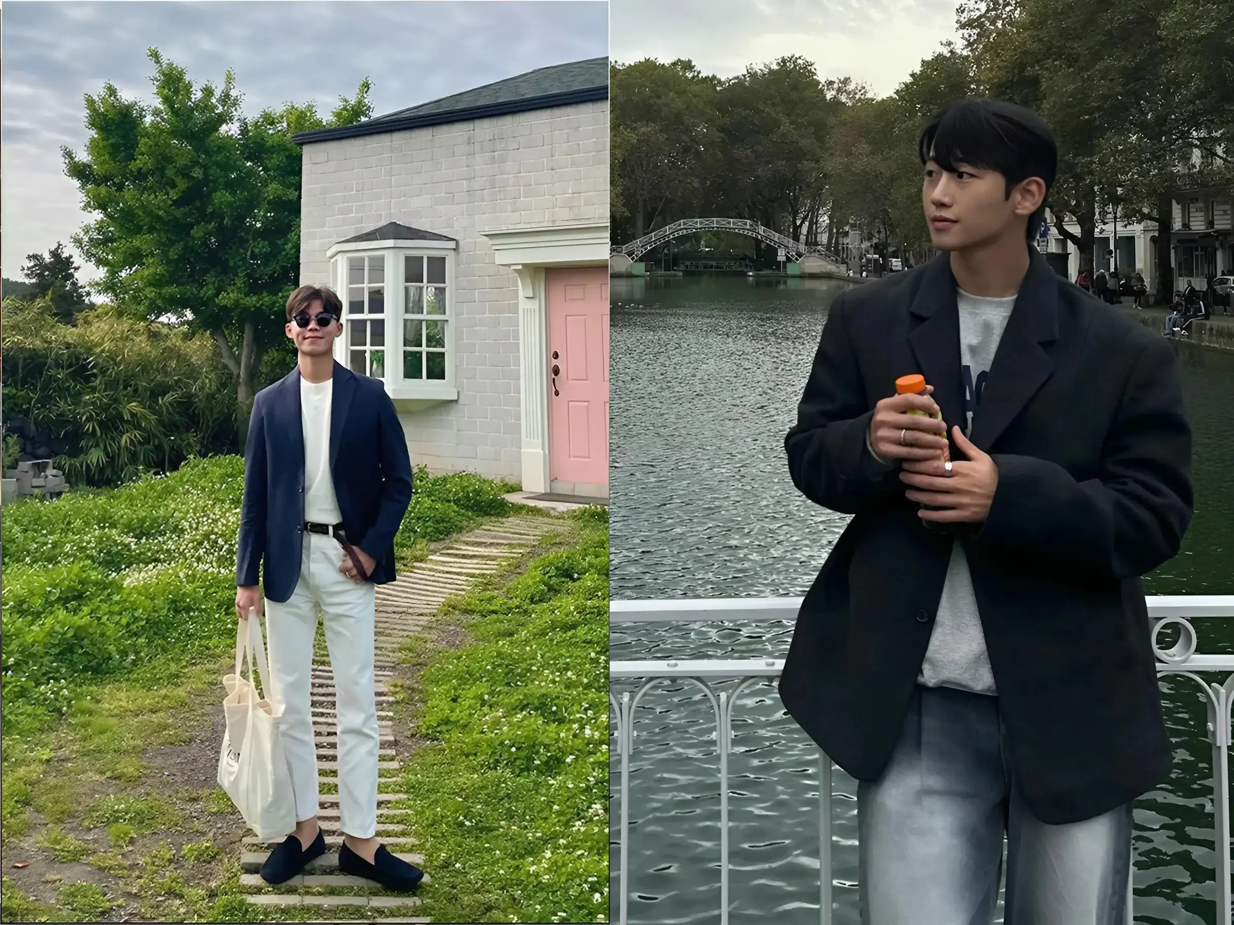 Blazer + Áo Thun + Quần (Jeans/Kaki/Chinos) + Sneaker/Loafer