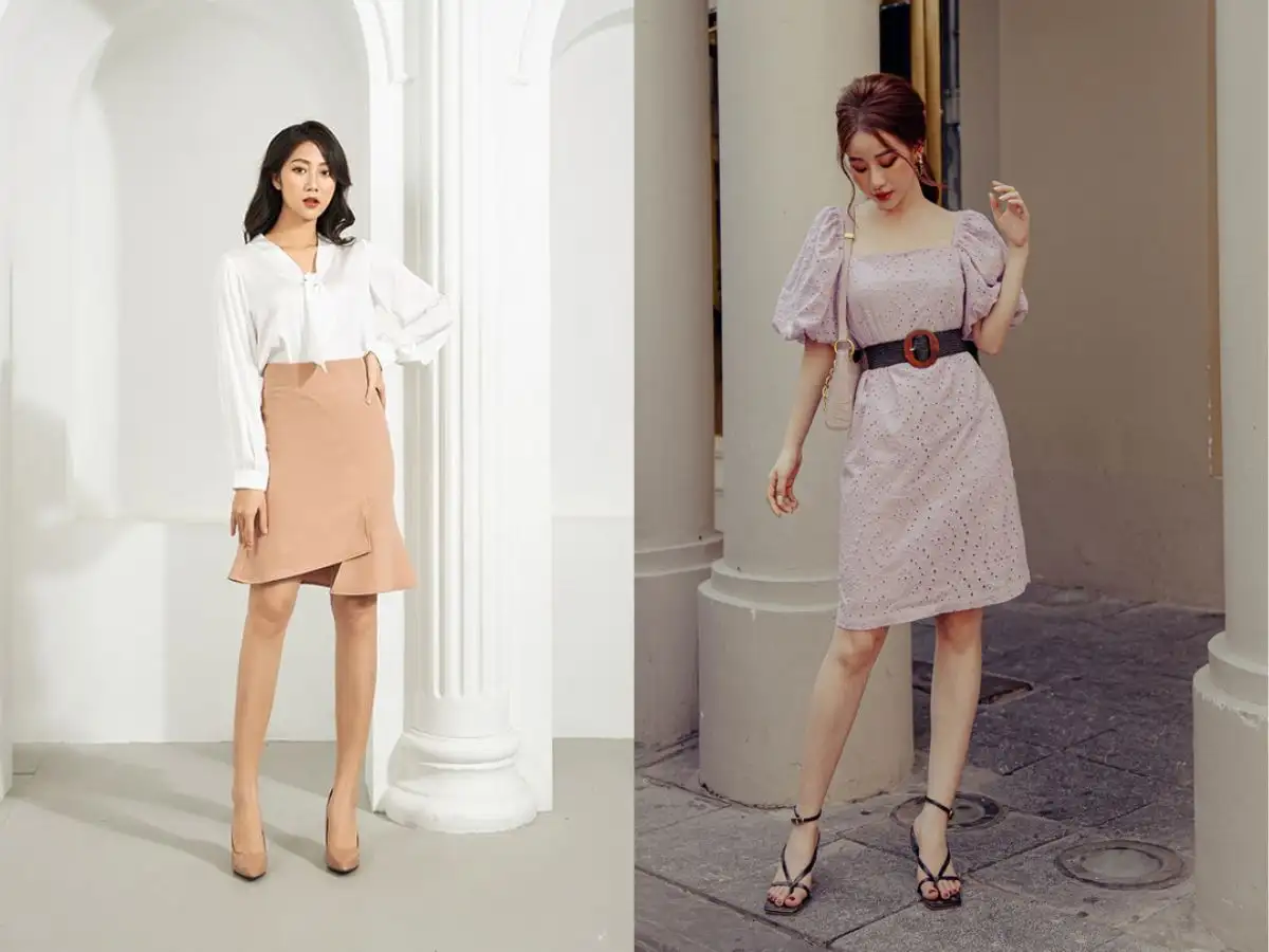 Nàng có chiều cao khiêm tốn