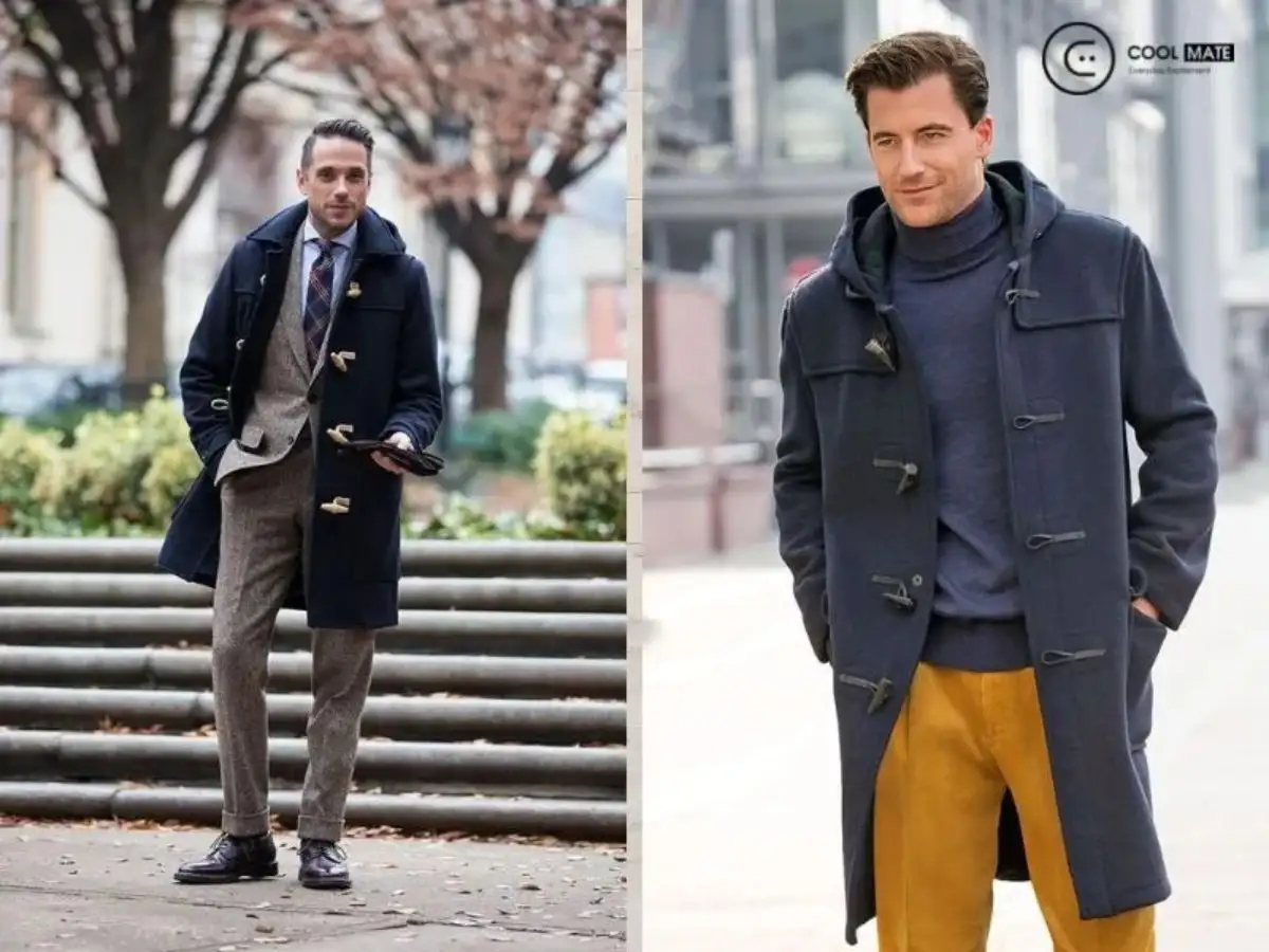 Áo duffle jacket cho nam có thiết kế đặc biệt và ấn tượng