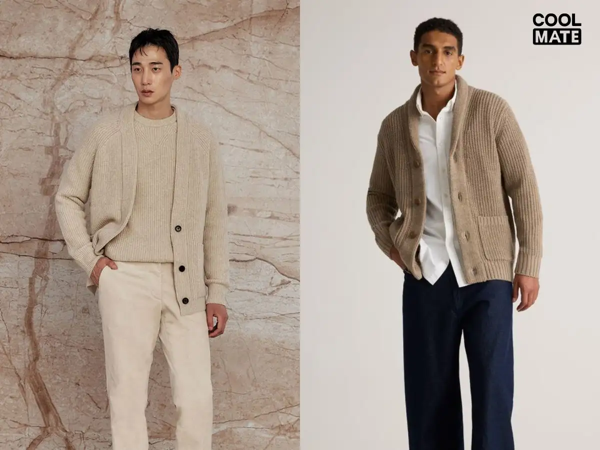 Áo khoác cardigan len mỏng phối đồ layer nhẹ nhàng