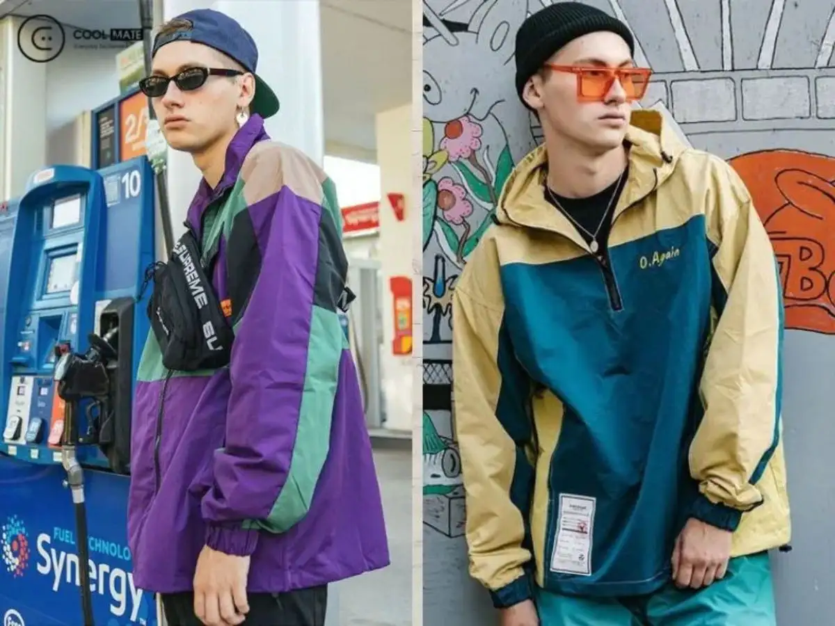 Áo khoác jacket nam windbreaker, hay áo khoác gió