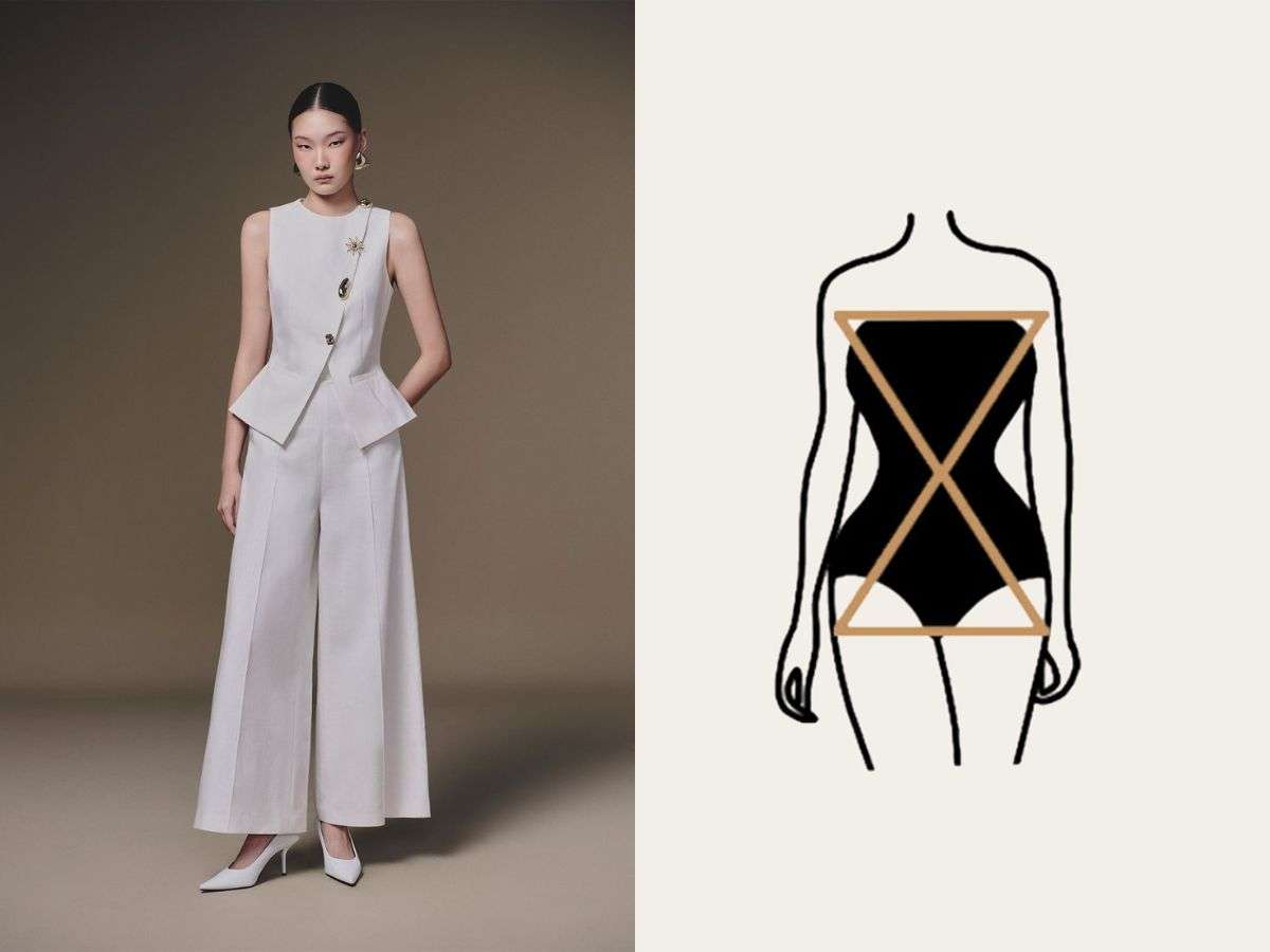 Dáng người cân đối có thể mặc nhiều kiểu áo peplum