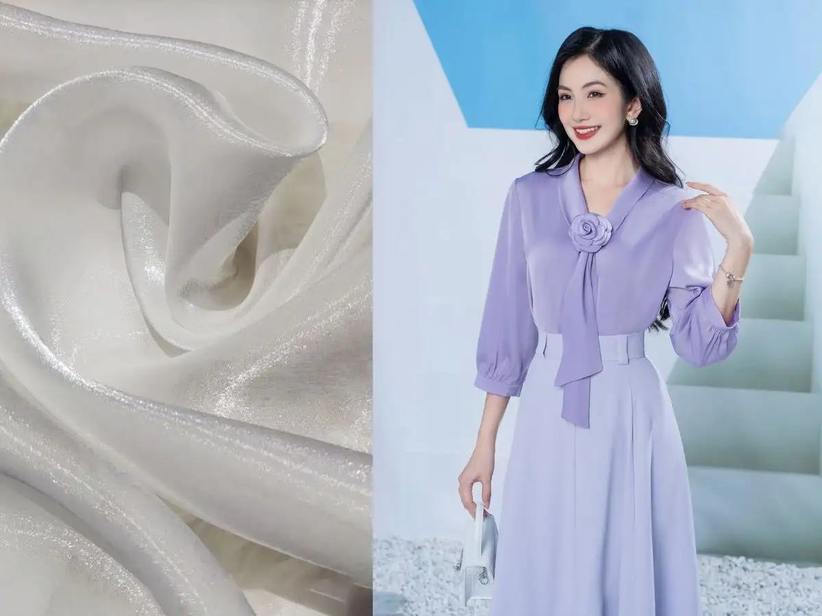 Nữ tính với các kiểu áo vải voan/chiffon
