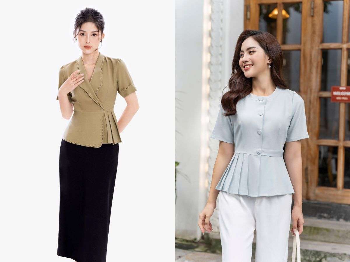 Áo peplum phù hợp với rất nhiều dáng người