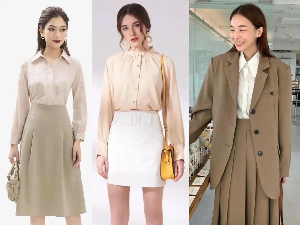 Tùy theo môi trường làm việc mà hãy chọn cho mình kiểu áo phù hợp