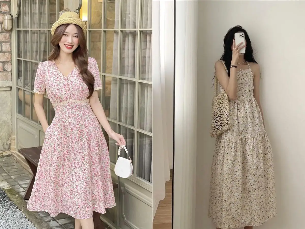 Đầm hoa nhí maxi cho những chuyến du lịch biển
