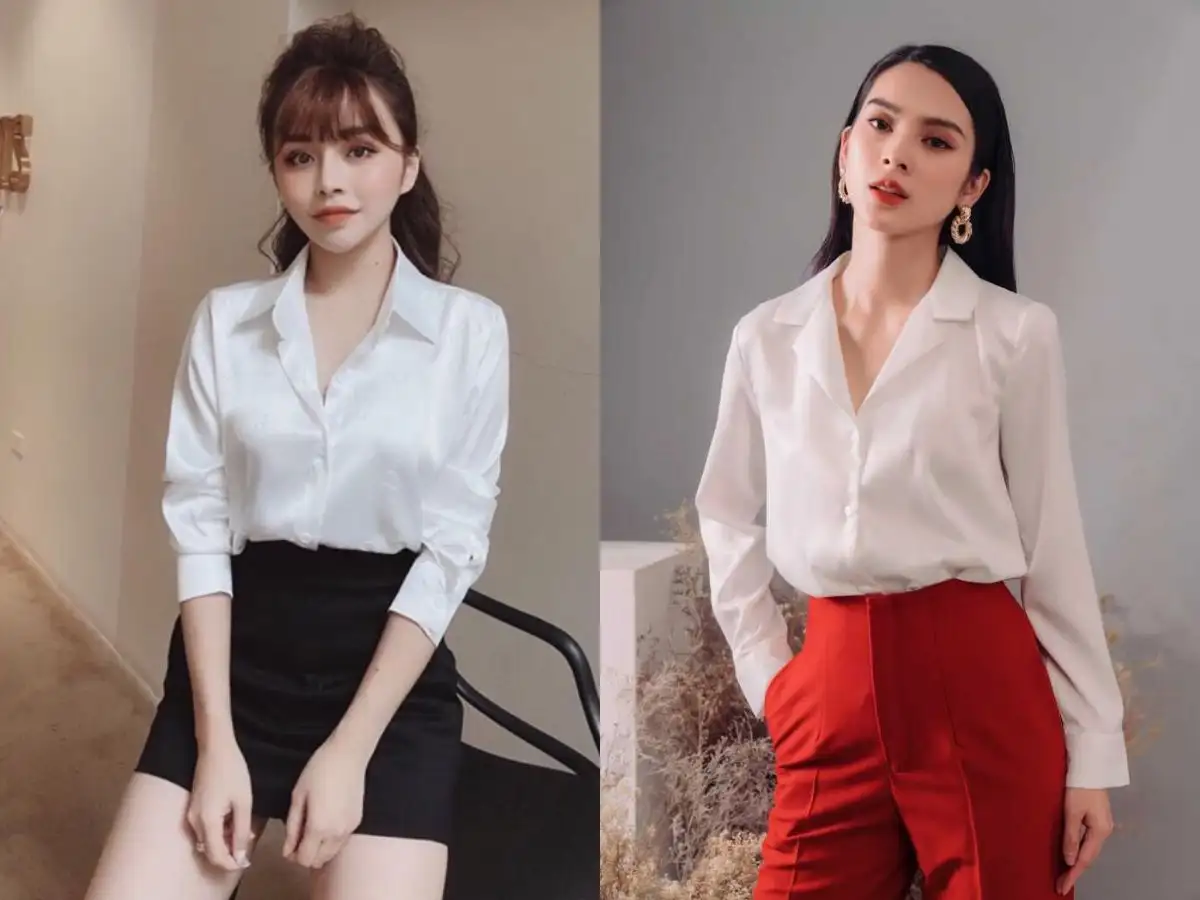 Chọn dáng áo và cách sơ vin phù hợp để tôn dáng và tạo cảm giác cân đối