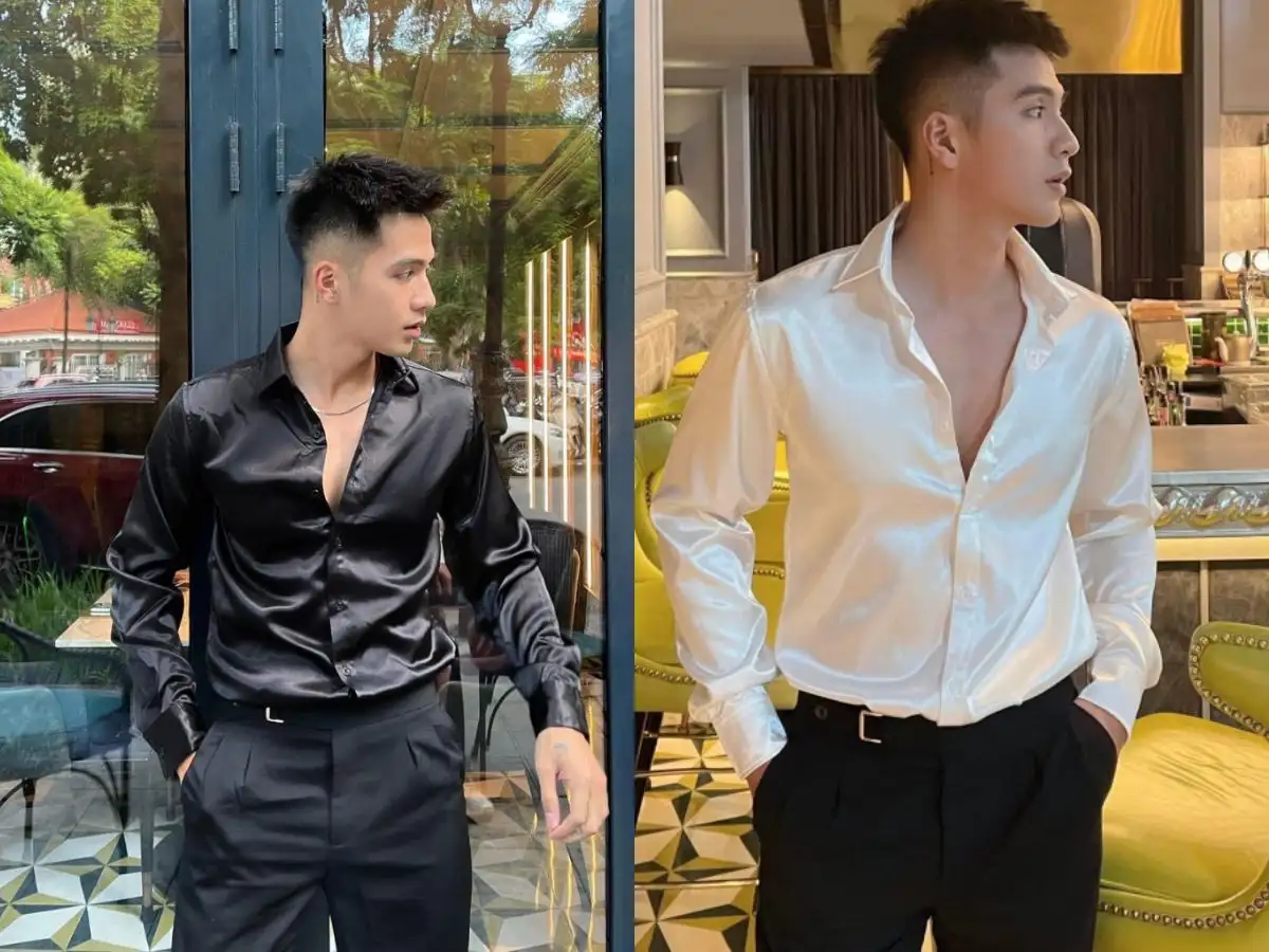  Áo sơ mi lụa giúp chàng nổi bật trong những buổi dạo phố nhẹ nhàng