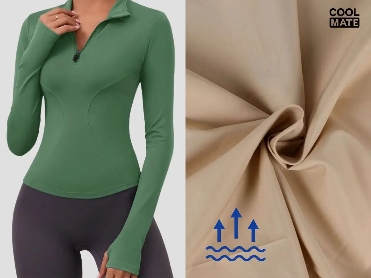 Đồ tập yoga chất liệu polyester nhanh khô