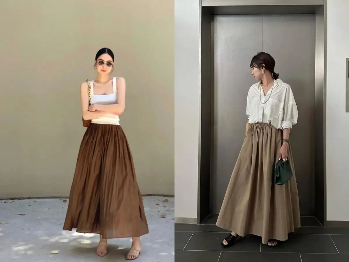 Một vài kiểu chân váy giúp bạn trông thanh thoát hơn