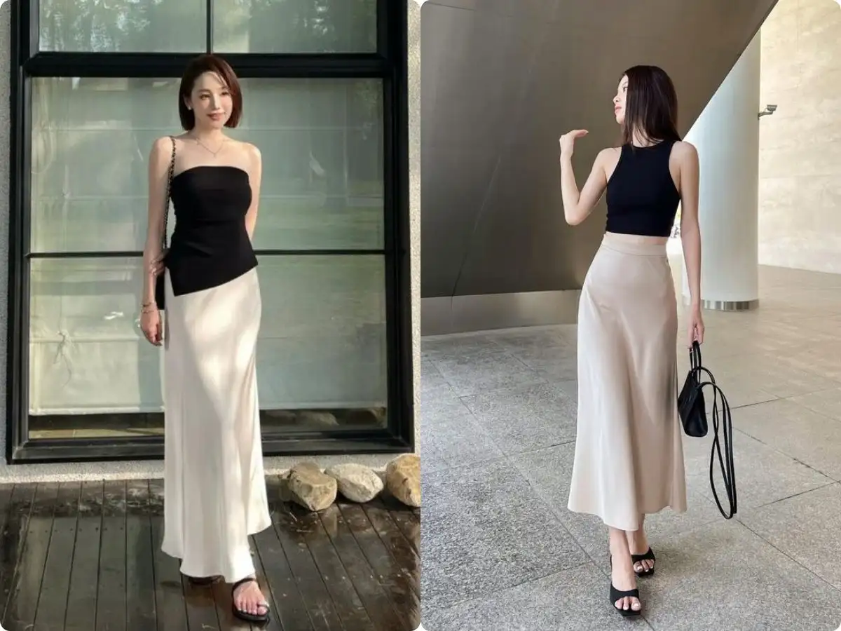 Ưu điểm nổi bật của chân váy dài qua gối