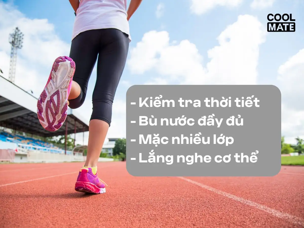 Vài lưu ý khi mặc áo khoác chạy bộ