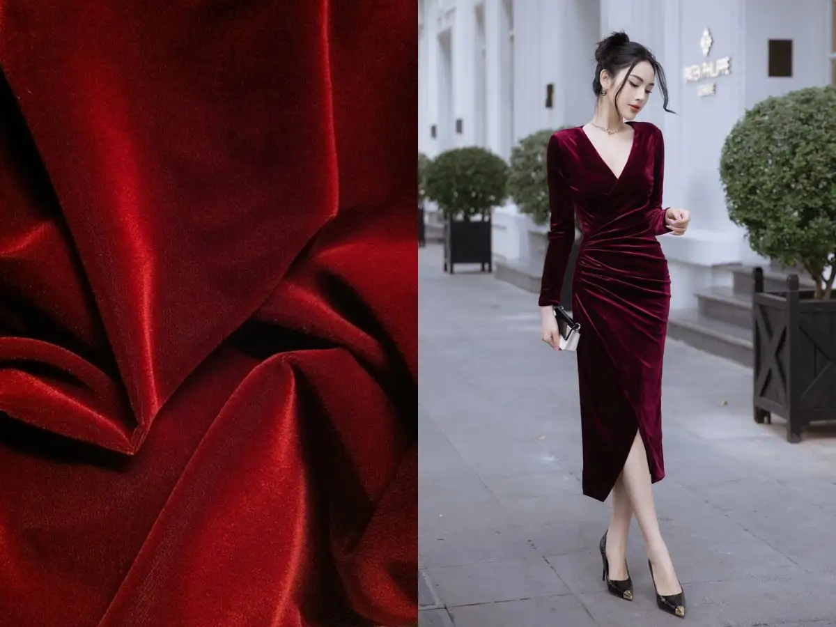 Vải nhung ấm áp, rất lí tưởng cho mùa Đông