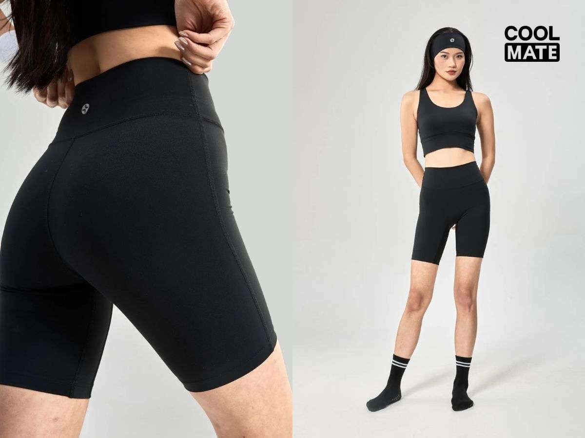 Quần biker short nữ được thiết kế ôm sát cơ thể và tạo sự thoải mái nhất định cho người mặc