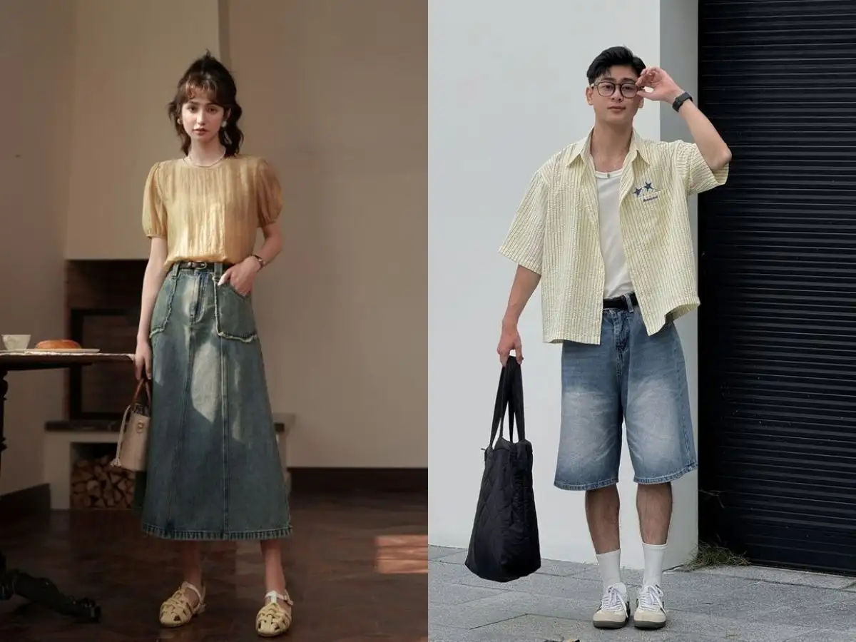 Gợi ý phối đồ mát mẻ, thoải mái mùa hè