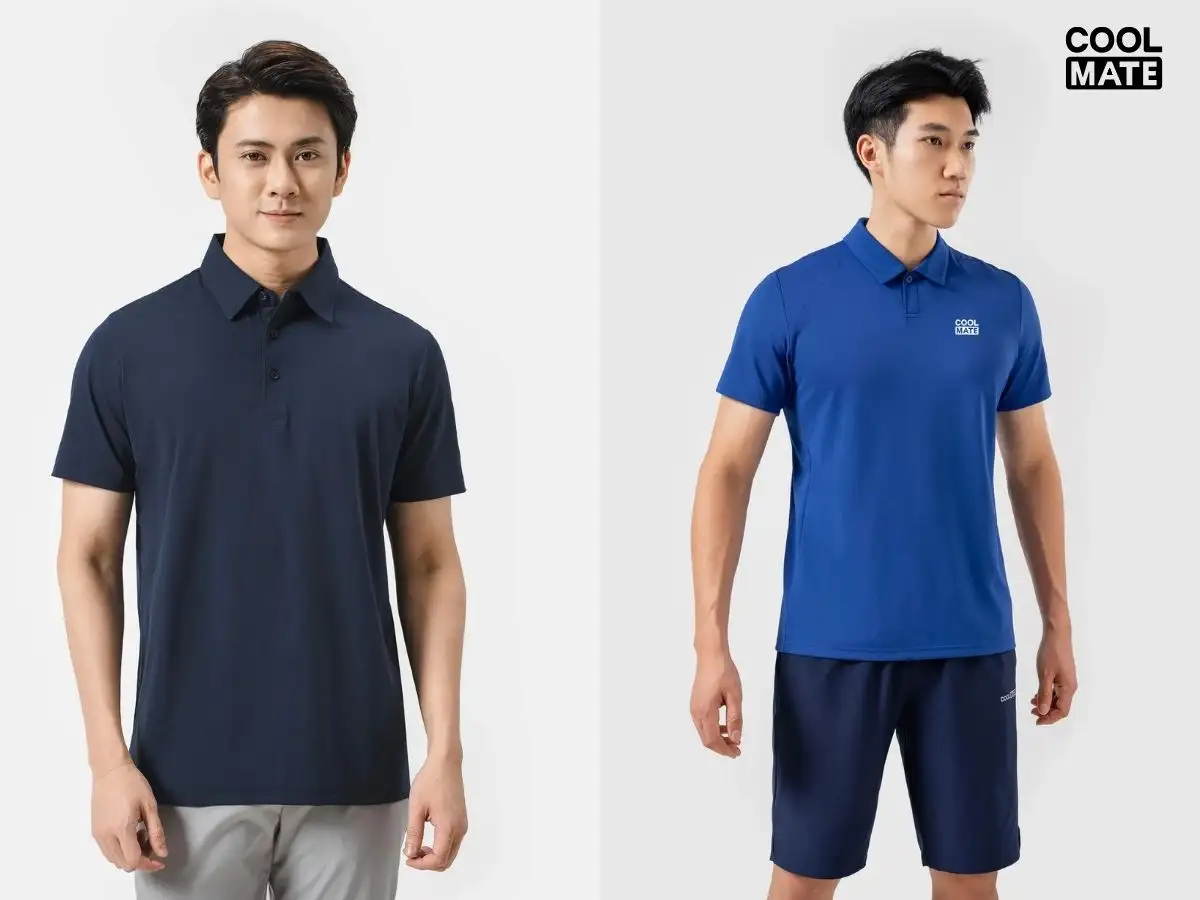 Form regular và slim fit cảu áo polo nam