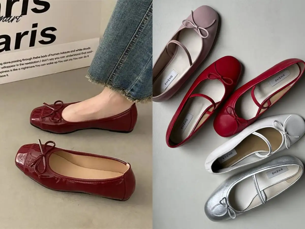 giày búp bê là lựa chọn yêu thích của nhiều cô nàng công sở