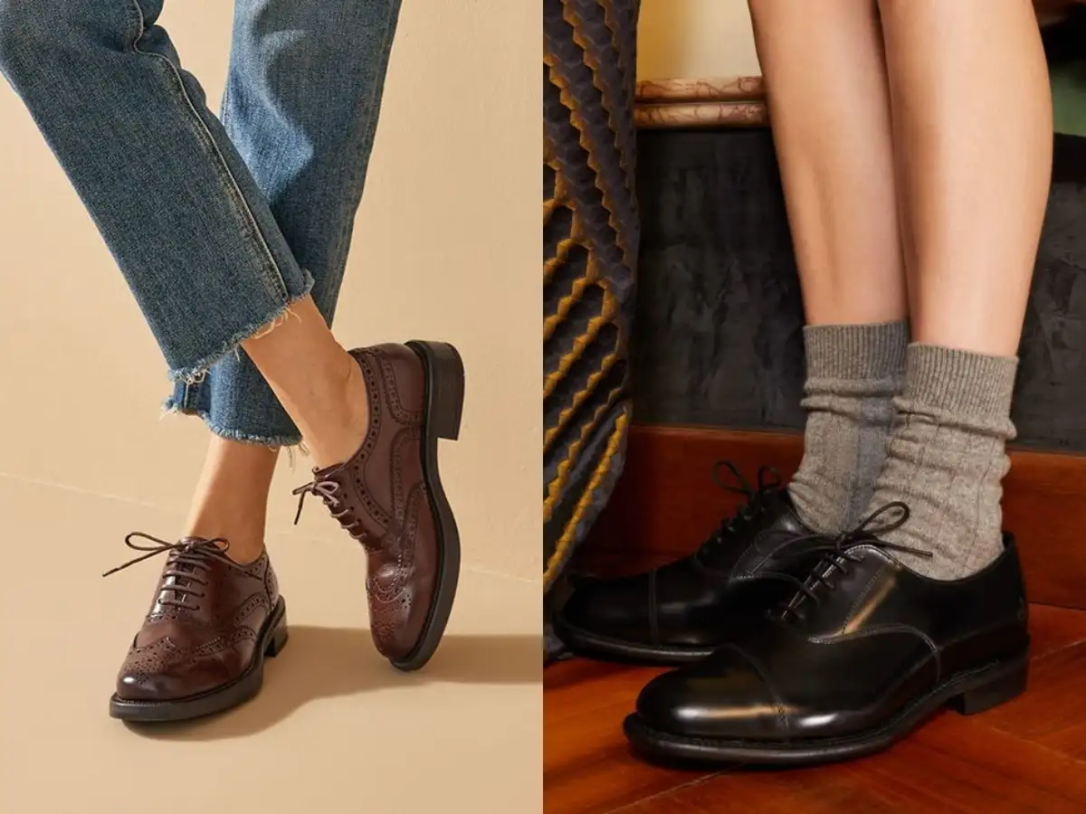 Giày oxford là lựa chọn tuyệt vời cho những cô nàng yêu thích sự thanh lịch, lịch sự và cá tính