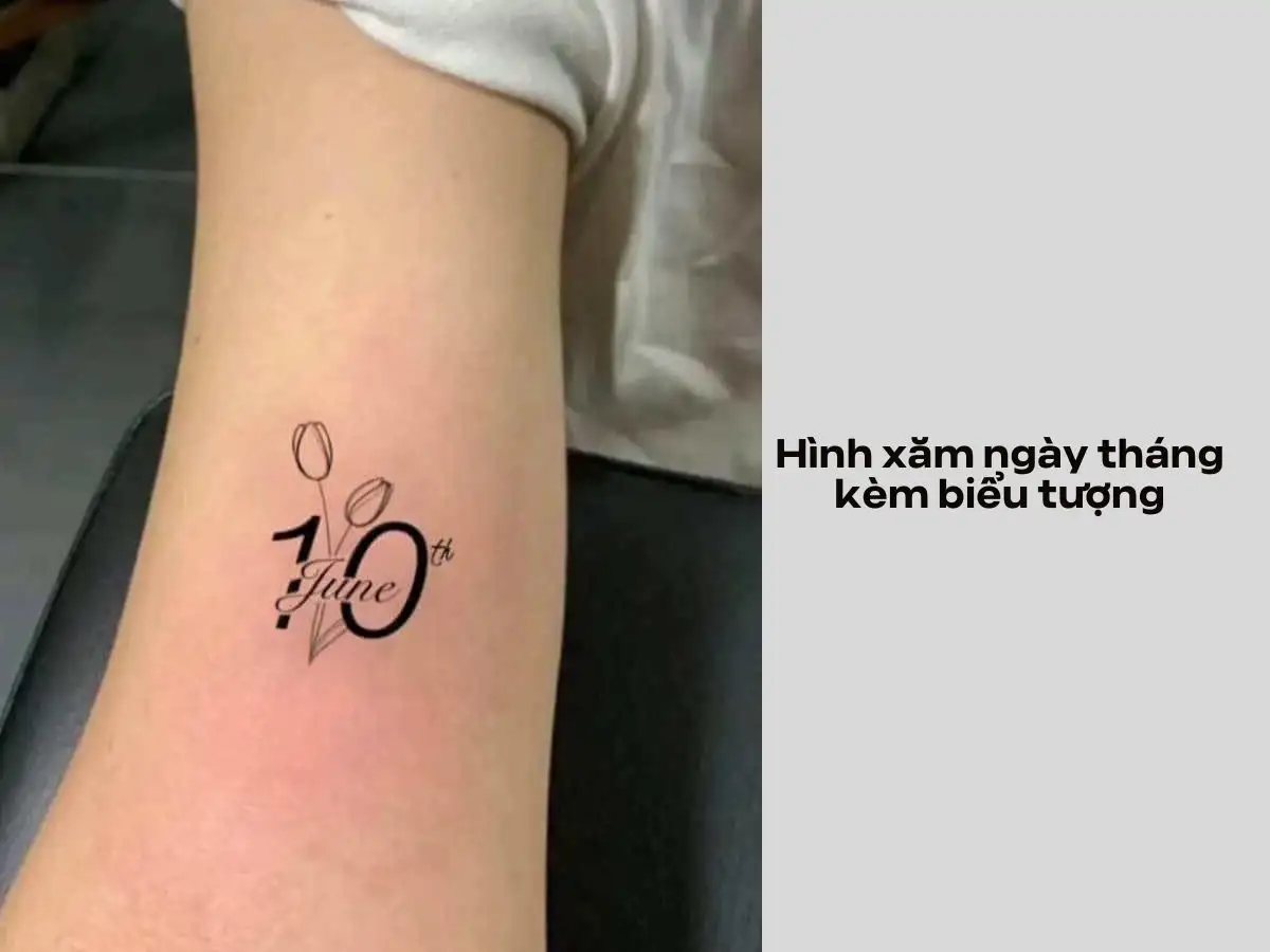 Có thể kết hợp ngày tháng năm cùng biểu tượng nào đó