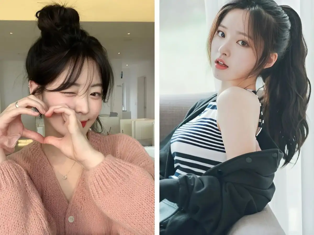Búi cao và búi lệch vai giúp tạo cảm giác mặt dài hơn và thon gọn