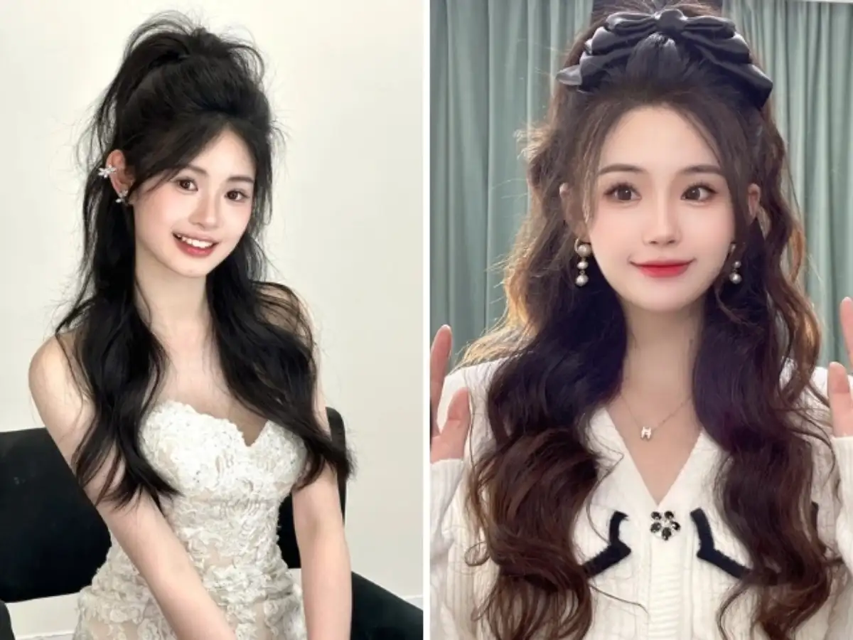 Chú ý lựa chọn kiểu tóc hài hoà với trang phục cho nữ