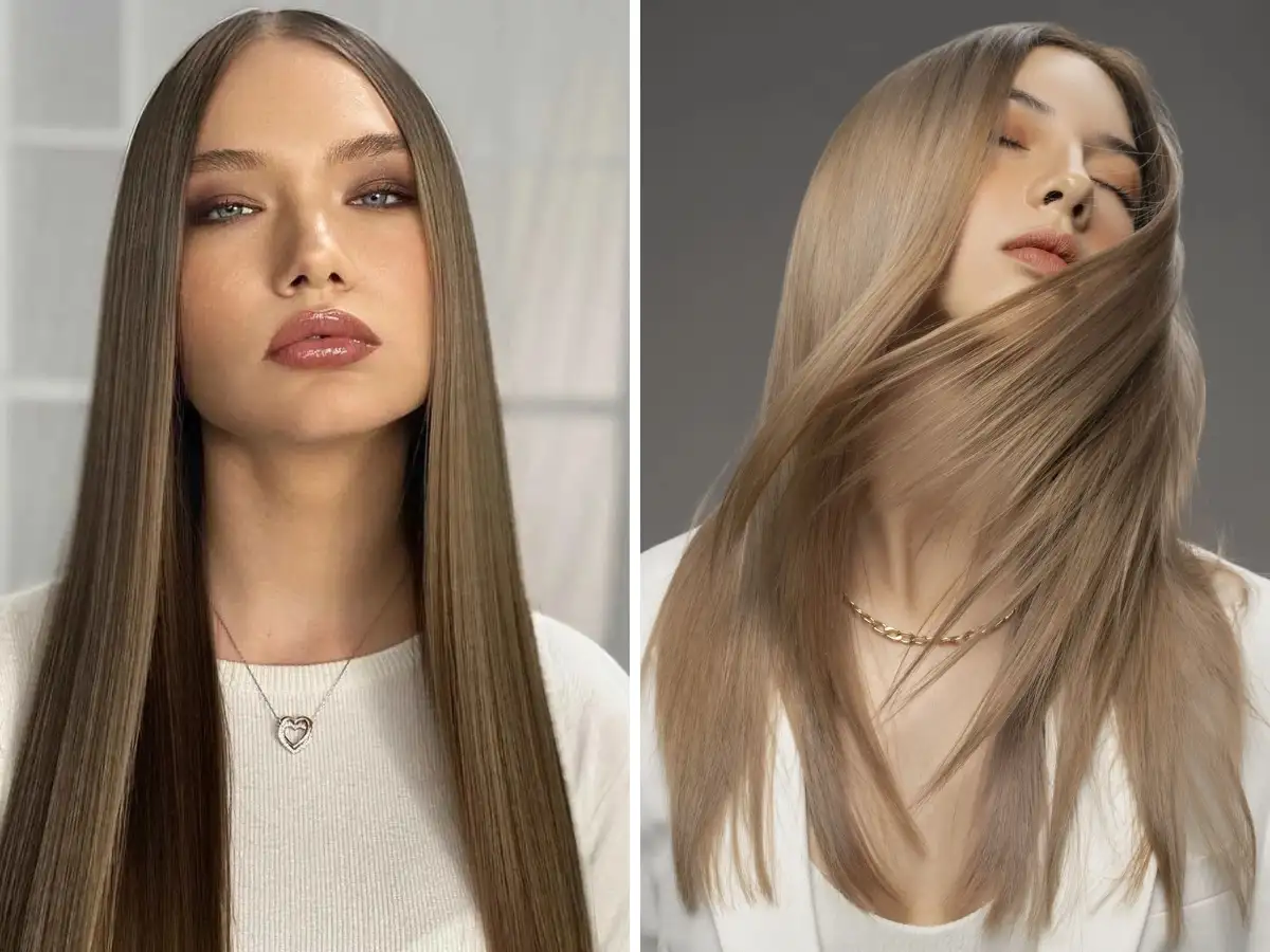 Nàng có thể chọn kiểu tóc thẳng mượt mà vô cùng nữ tính 