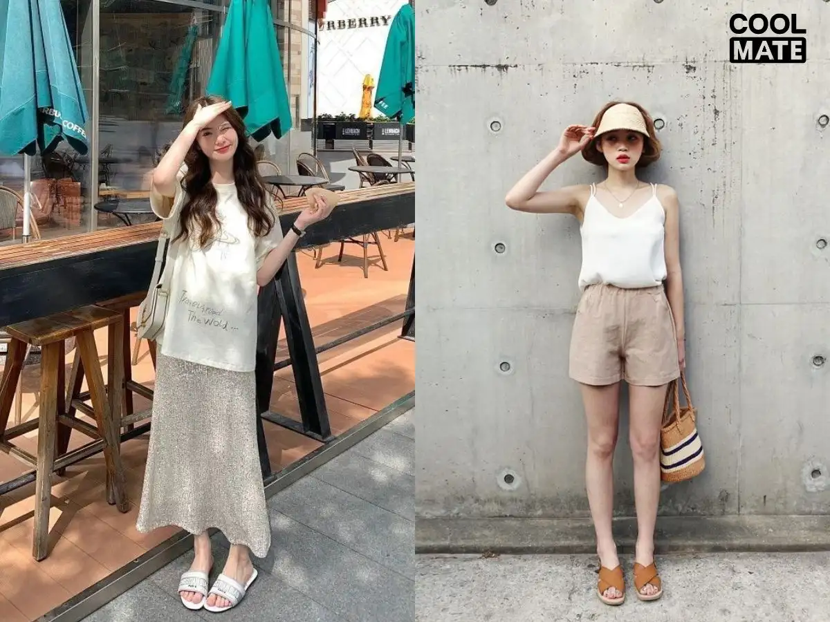 Cách phối đồ mang đậm không khí hè Hàn Quốc cho nữ