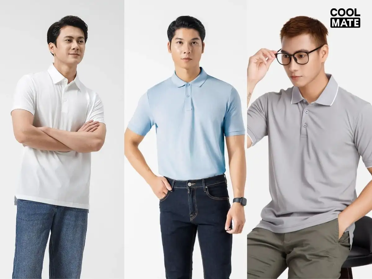 Một vài mẫu áo polo nổi bật của Coolmate