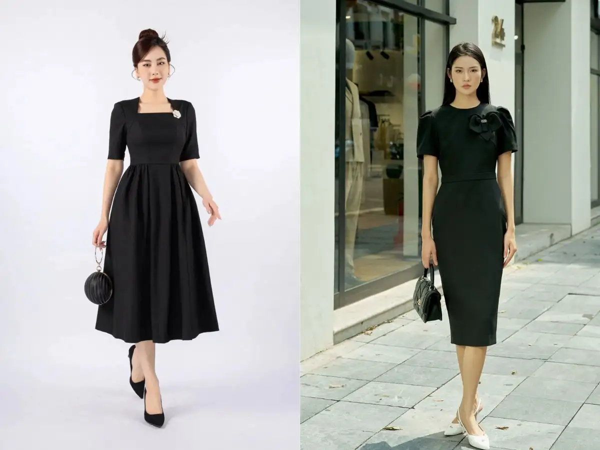 Chọn thiết kế chiết eo cho dáng người chữ nhật