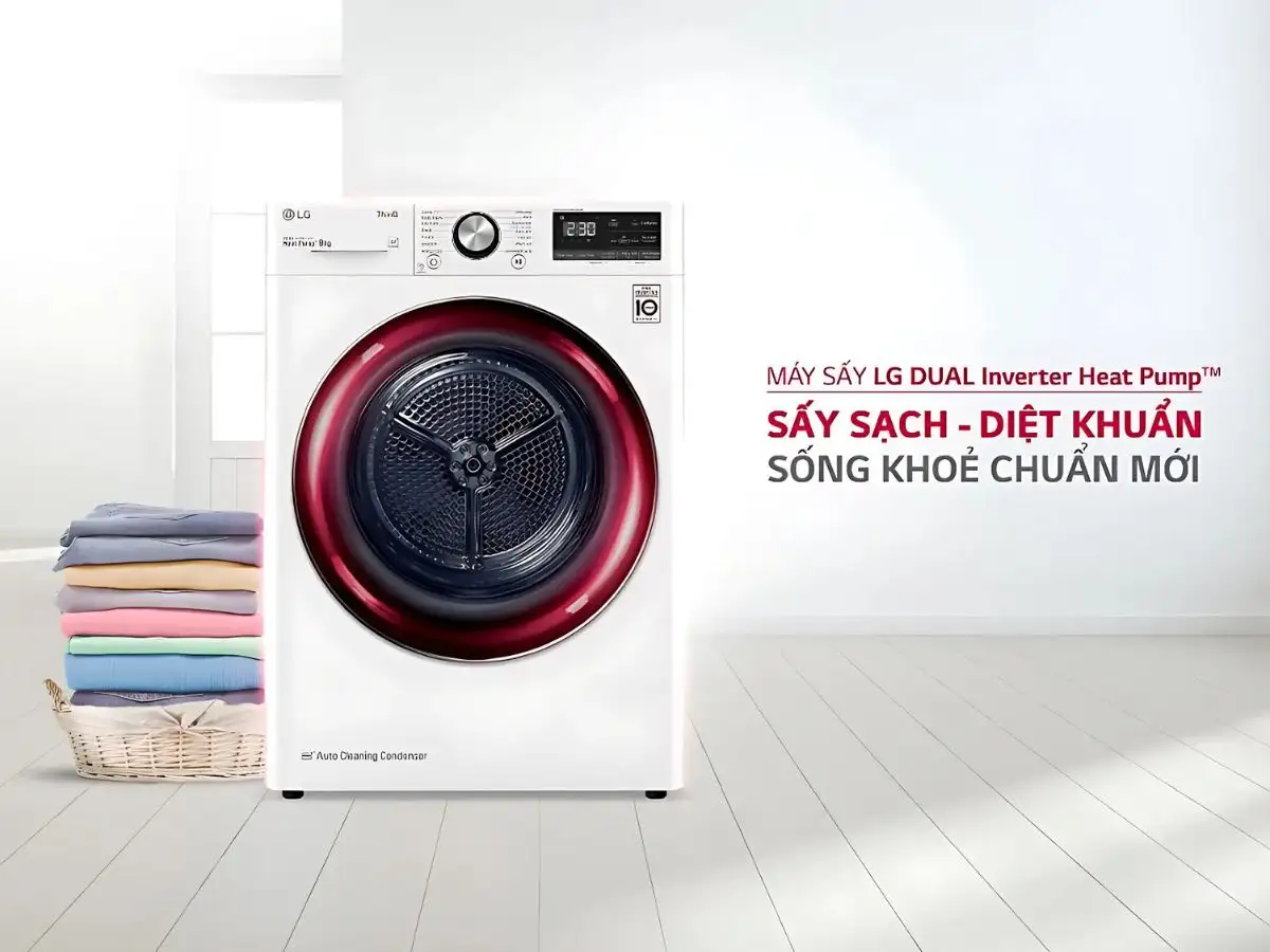 Dòng máy sấy LG DUAL Inverter Heat Pump™