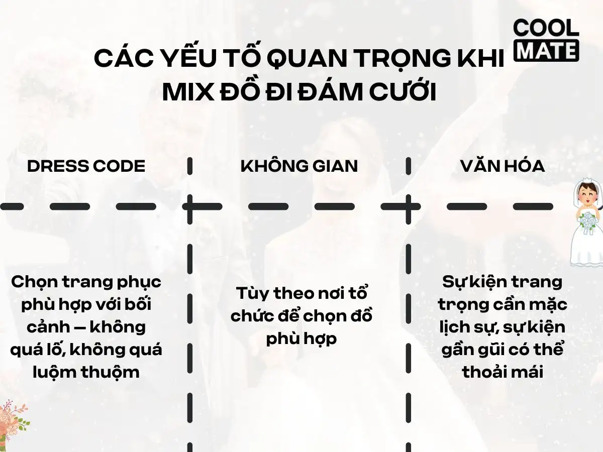 Bạn nên xem xét một vài yếu tố trước khi quyết định mix đồ đi đám cưới với quần jean nữ