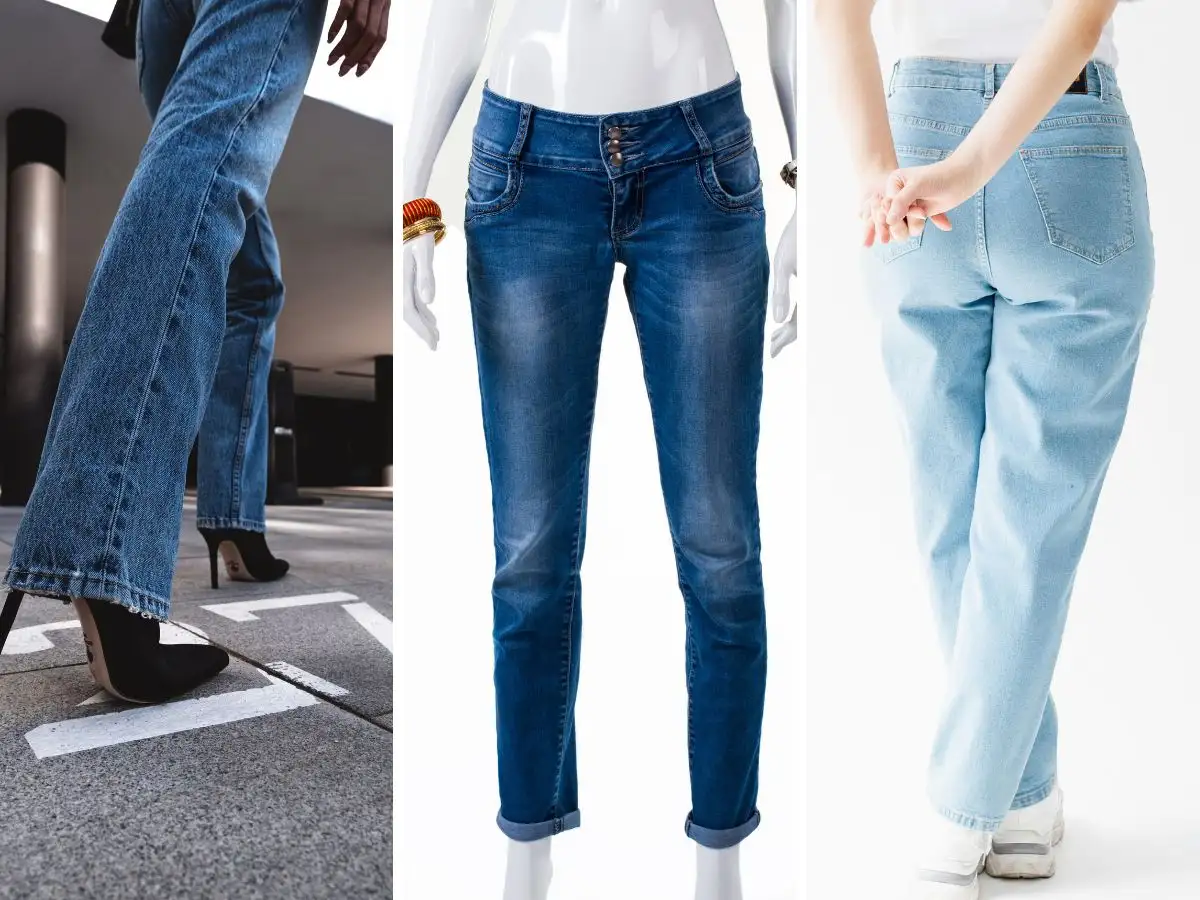 Kiểu dáng quần jean ống loe, ống đứng và skinny nên được ưu tiên khi mặc đi đám cưới