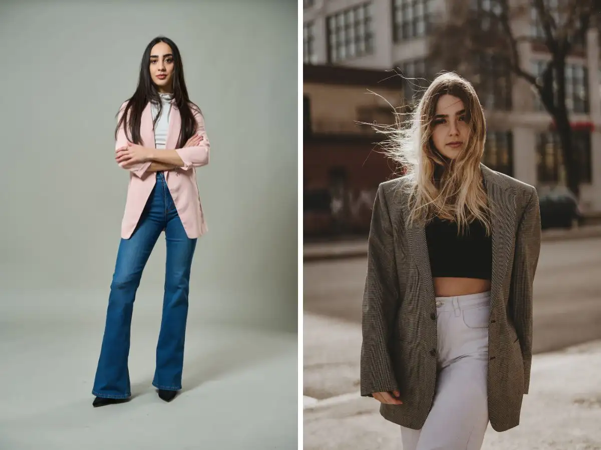 Kết hợp quần jean và blazer cho nàng thanh lịch