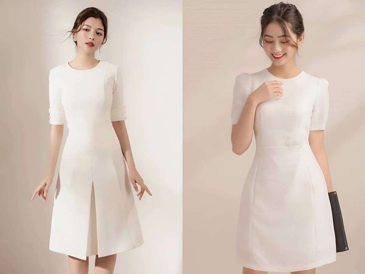 Váy dáng suông – lựa chọn thoải mái cho nàng công sở