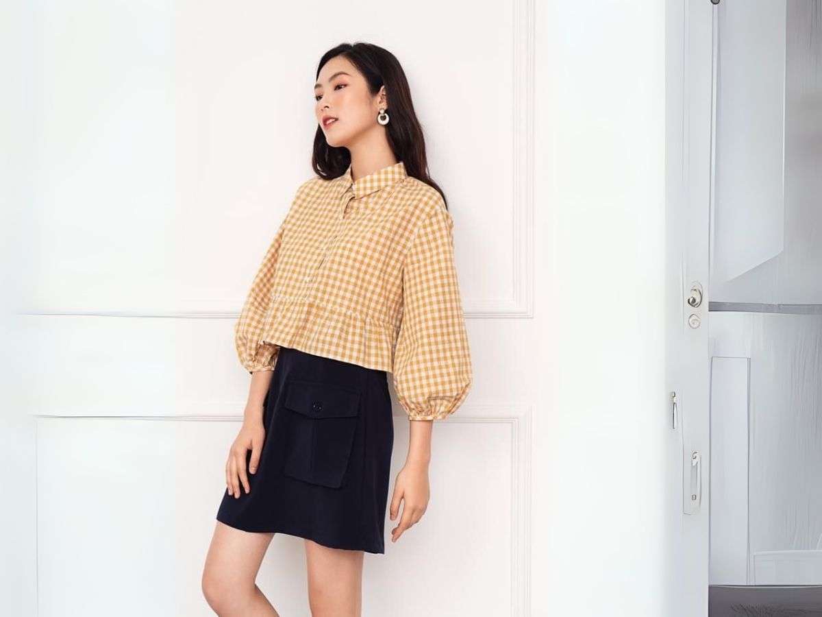 Croptop dáng rộng
