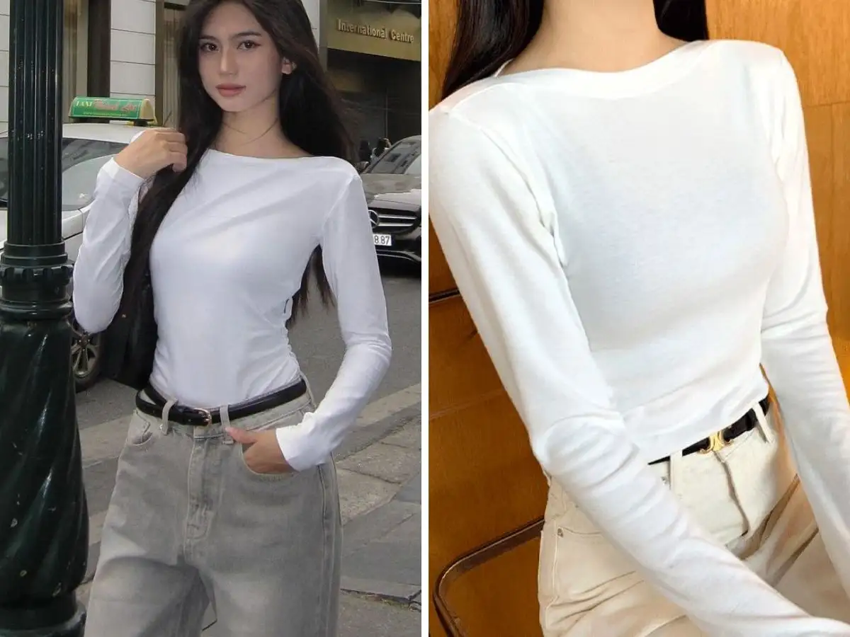 Croptop ôm body giúp khoe đường cong tự nhiên
