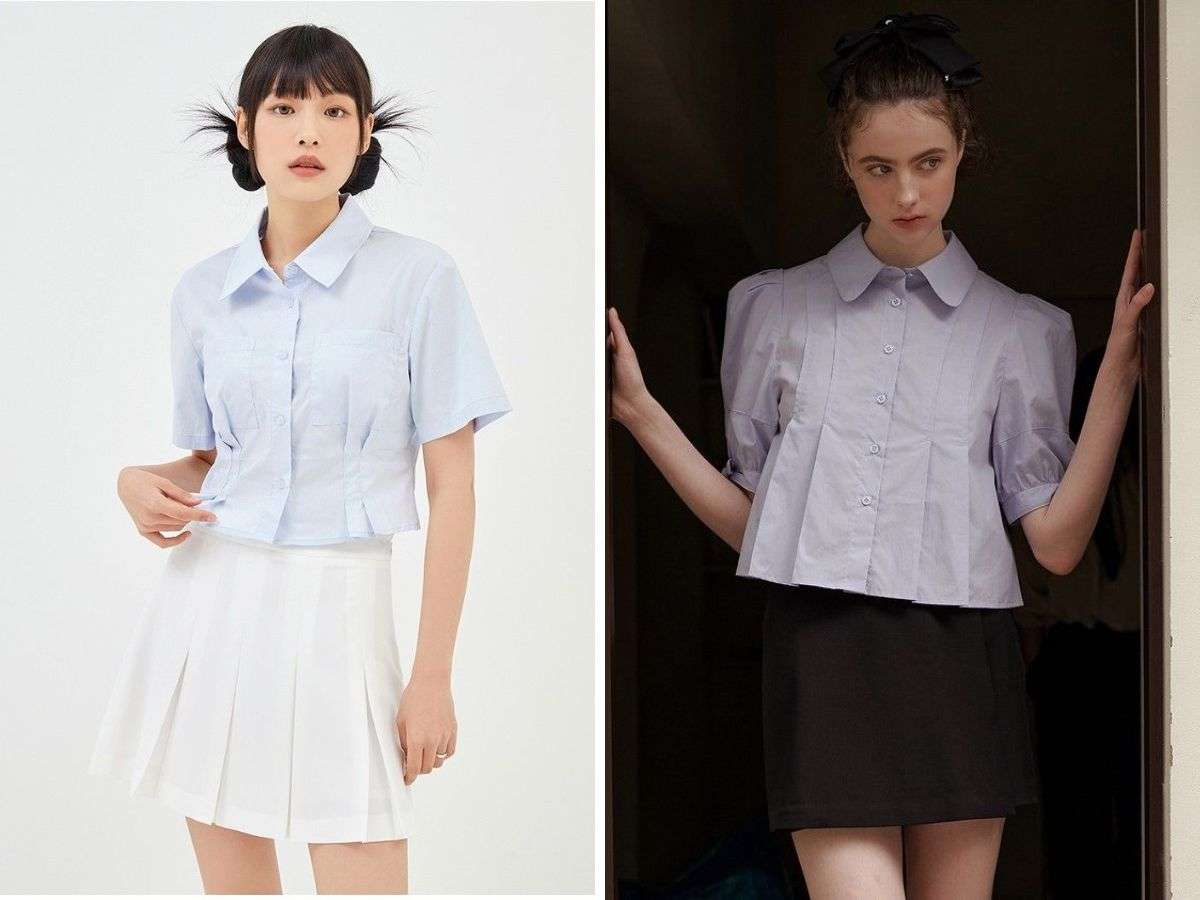 Có thể chọn màu tone sur tone hoặc màu tương phản khi kết hợp croptop và chân váy