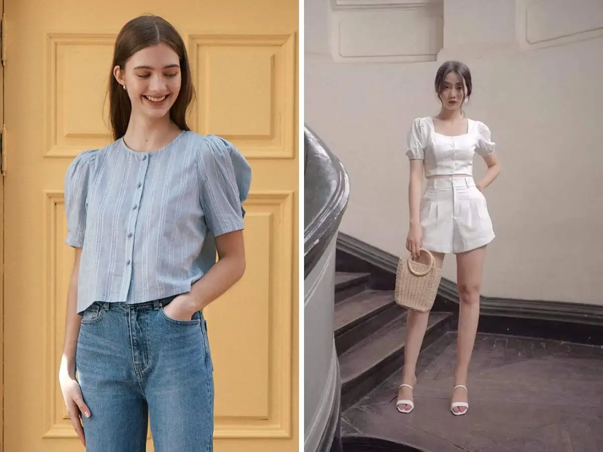Thêm trẻ trung cùng áo croptop và quần jean/short
