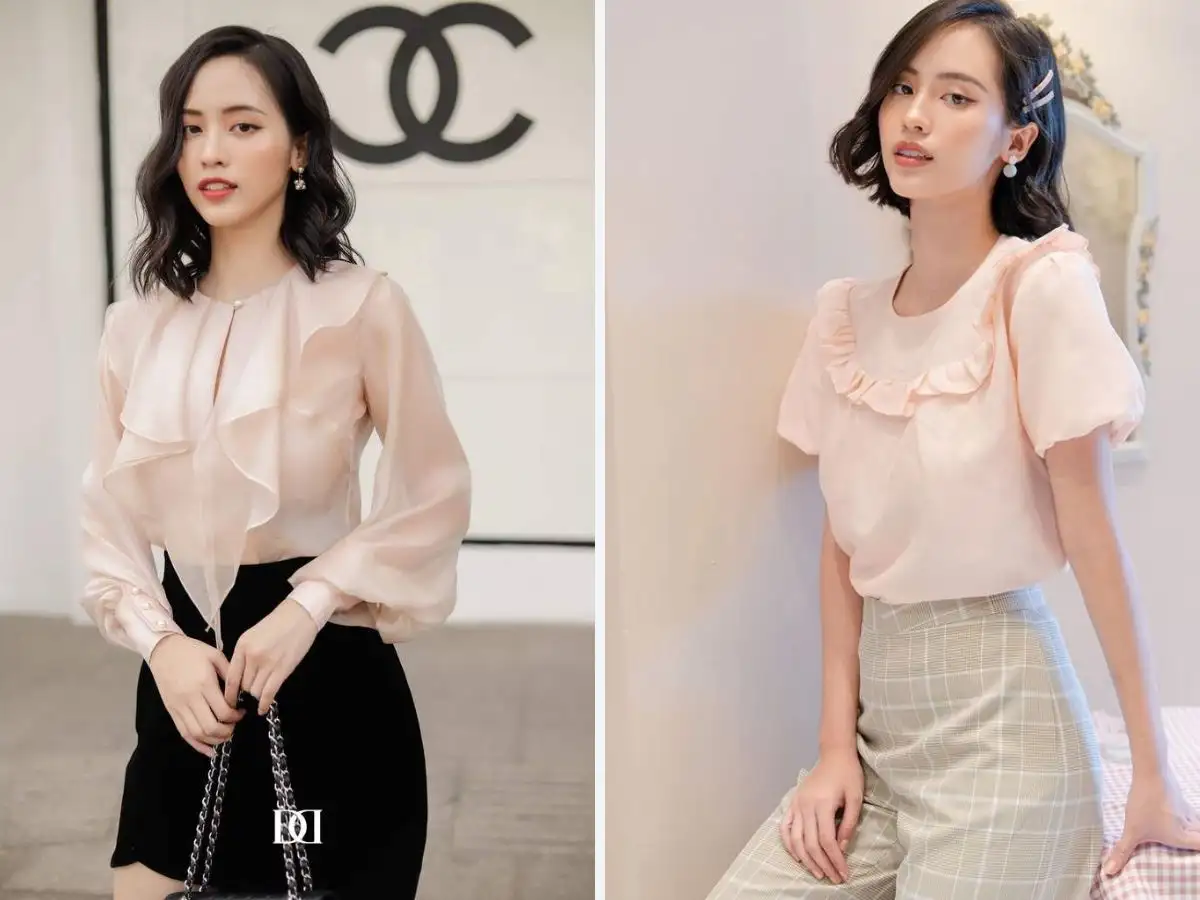 Áo kiểu cổ bèo