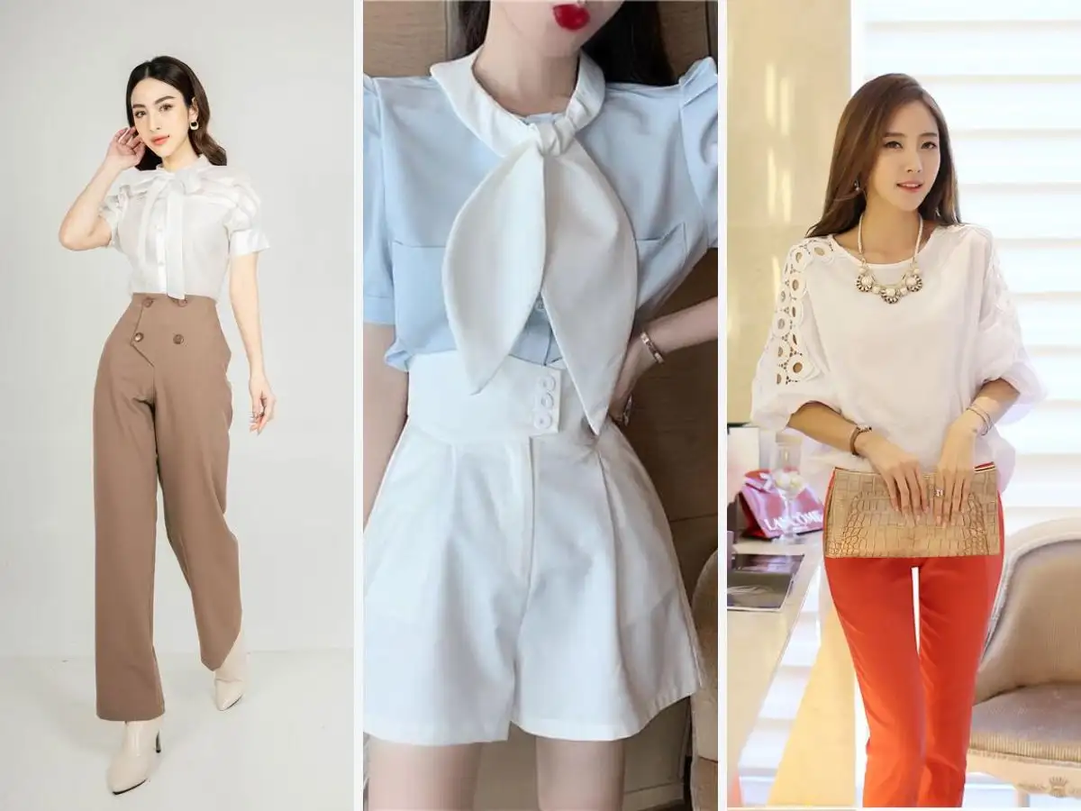 Áo kiểu theo độ tuổi cũng có kiểu dáng khác nhau