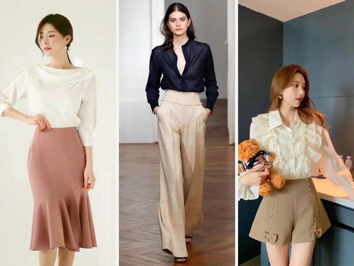 Vài item cơ bản với áo kiểu đẹp