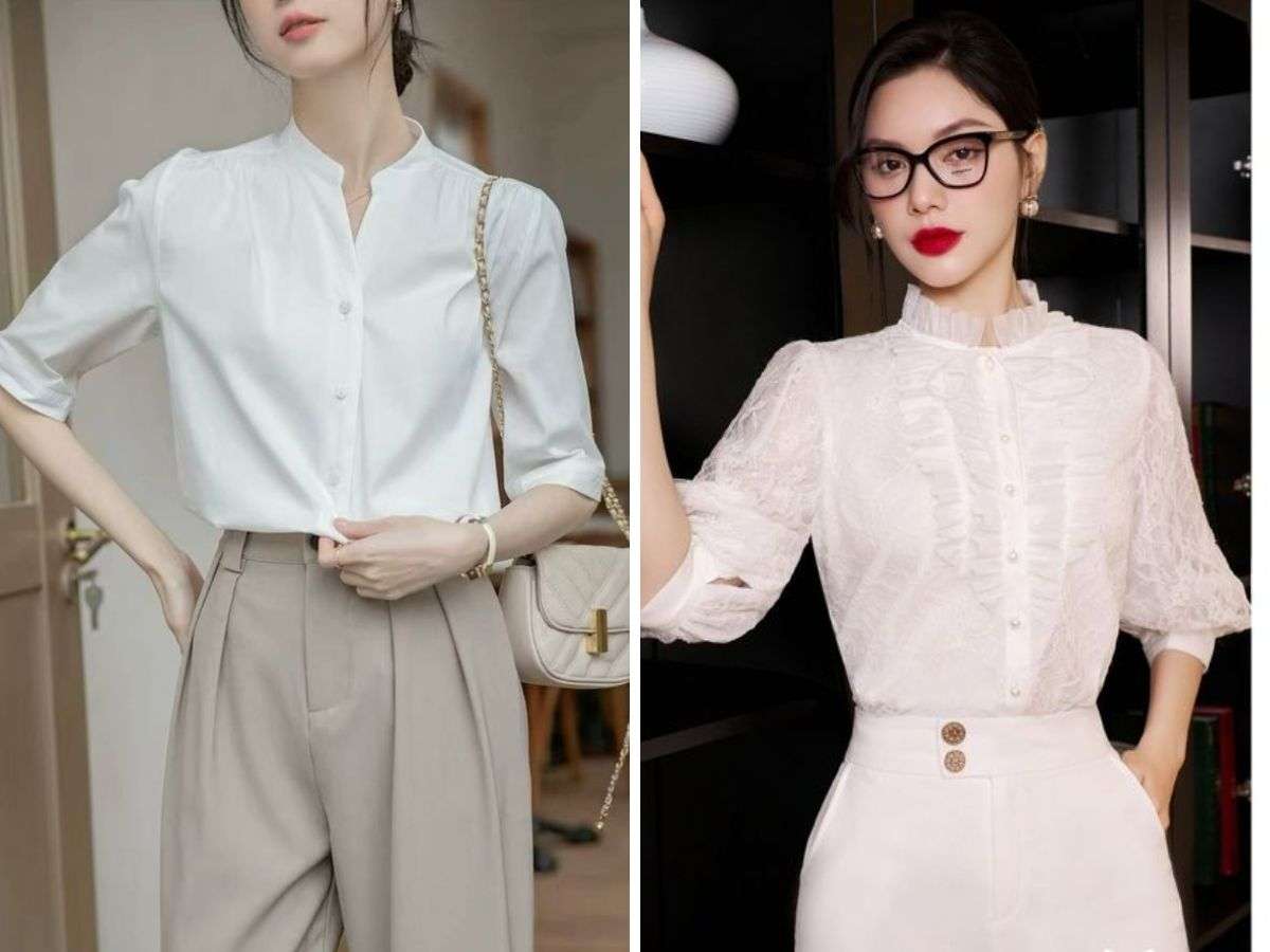 Sơ mi cổ tàu mang lại sự chuyên nghiệp