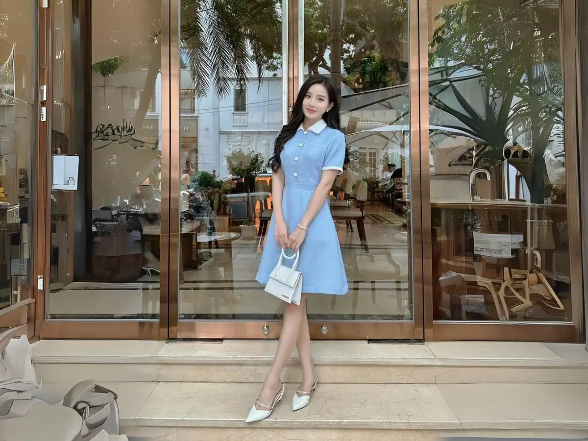 Dáng người quả lê ưu tiên dạng đầm sơ mi chữ A nhé