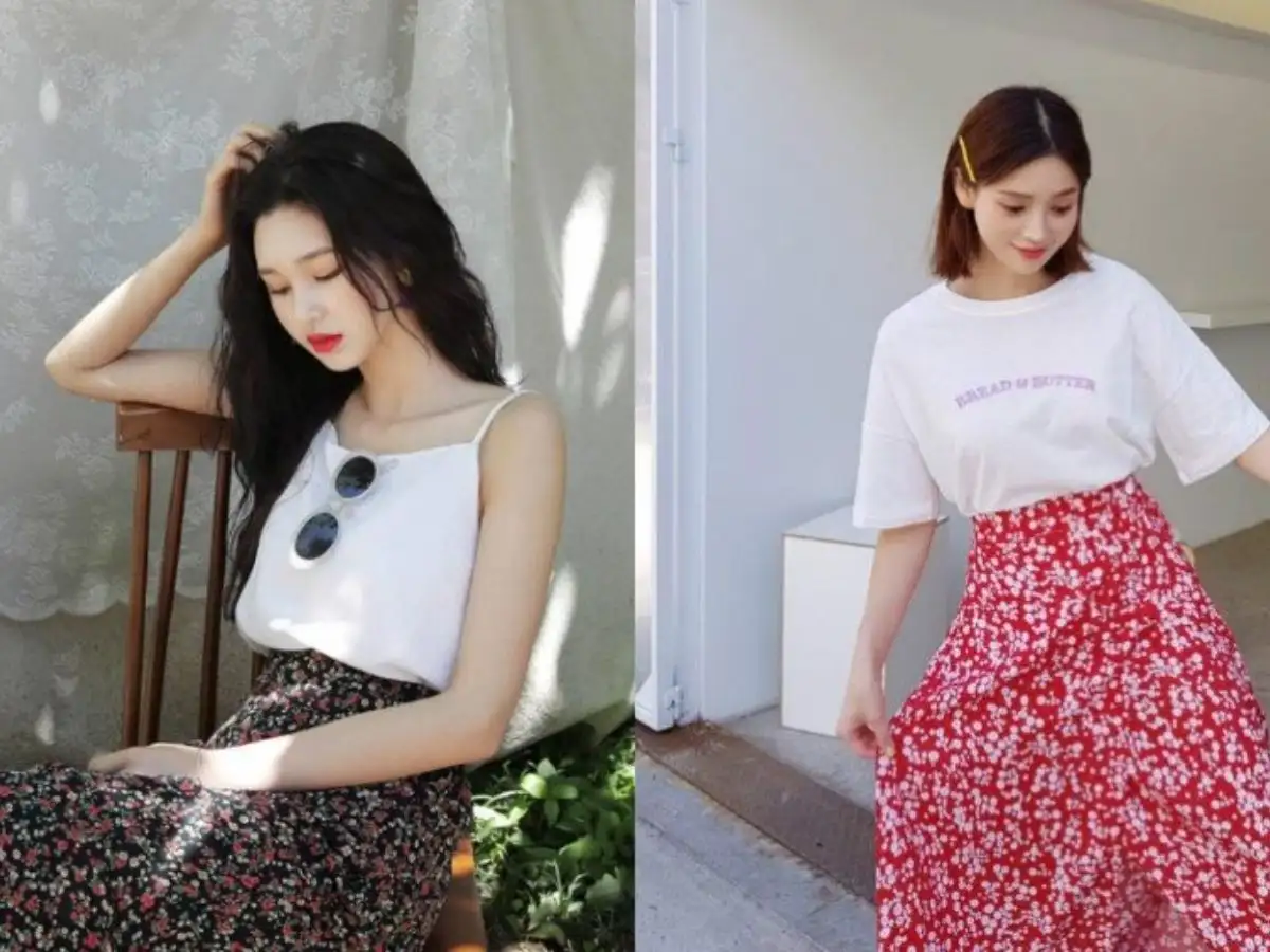 Outfit này không chỉ giúp bạn giải nhiệt mà còn khéo léo khoe bờ vai thon thả