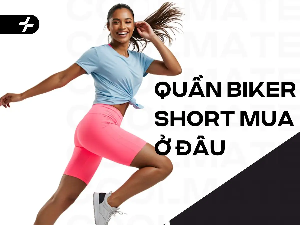 Quần biker short năng động, thời trang và thoải mái cho mọi hoạt động