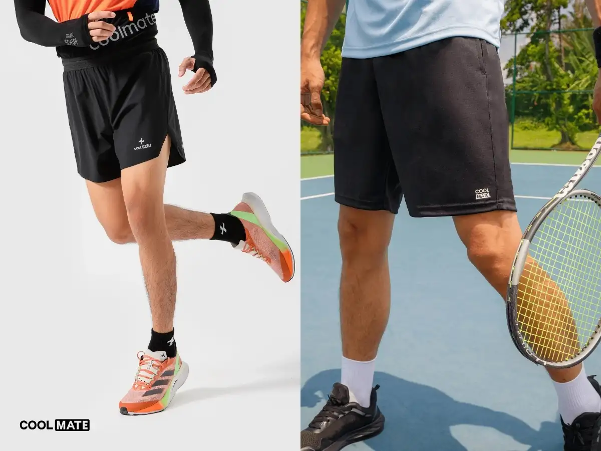 Quần short chạy bộ nam Coolmate chất lượng cao với giá cả hợp lý